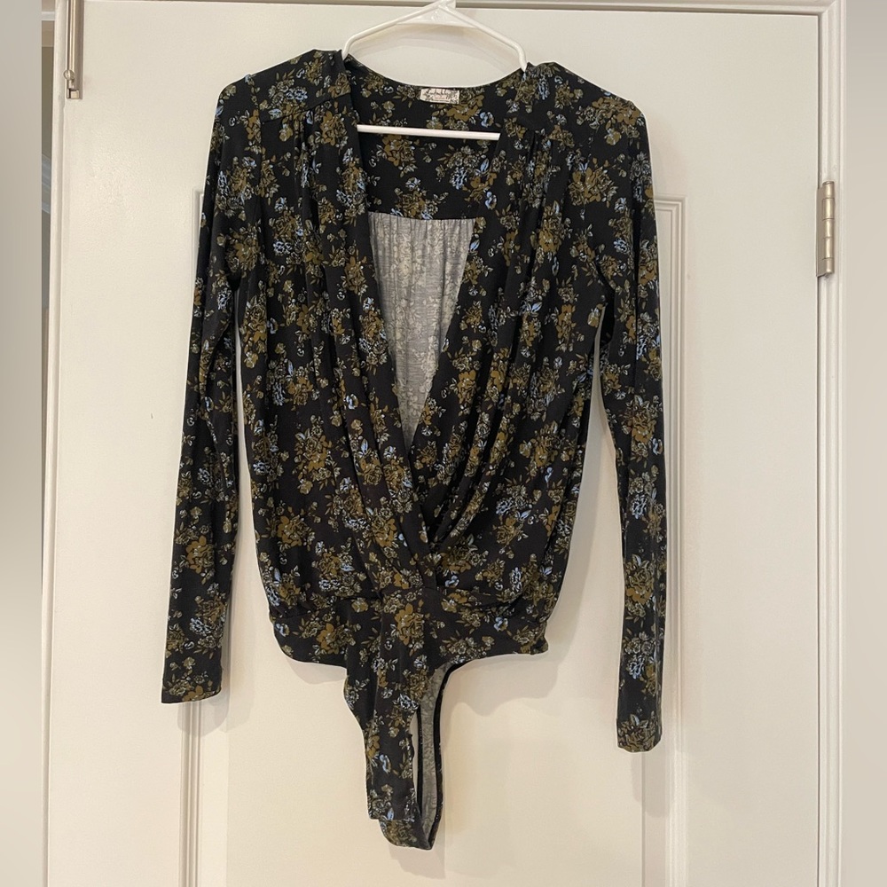 Floral Pattern Bodysuit